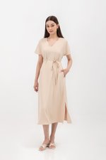 OAKLEIGH BATWING SLEEVE MAXI DRESS W SASH OAKLEIGH BATWING SLEEVE MAXI DRESS W SASH