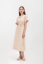 OAKLEIGH BATWING SLEEVE MAXI DRESS W SASH OAKLEIGH BATWING SLEEVE MAXI DRESS W SASH