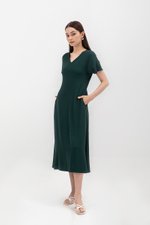 OAKLEIGH BATWING SLEEVE MAXI DRESS W SASH OAKLEIGH BATWING SLEEVE MAXI DRESS W SASH