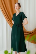 OAKLEIGH BATWING SLEEVE MAXI DRESS W SASH OAKLEIGH BATWING SLEEVE MAXI DRESS W SASH
