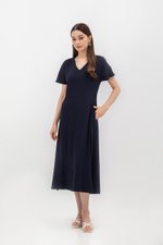 OAKLEIGH BATWING SLEEVE MAXI DRESS W SASH OAKLEIGH BATWING SLEEVE MAXI DRESS W SASH