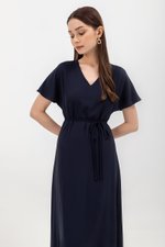 OAKLEIGH BATWING SLEEVE MAXI DRESS W SASH OAKLEIGH BATWING SLEEVE MAXI DRESS W SASH