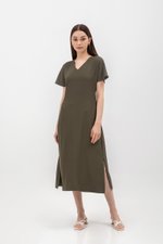 OAKLEIGH BATWING SLEEVE MAXI DRESS W SASH OAKLEIGH BATWING SLEEVE MAXI DRESS W SASH