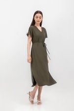 OAKLEIGH BATWING SLEEVE MAXI DRESS W SASH OAKLEIGH BATWING SLEEVE MAXI DRESS W SASH