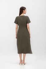 OAKLEIGH BATWING SLEEVE MAXI DRESS W SASH OAKLEIGH BATWING SLEEVE MAXI DRESS W SASH