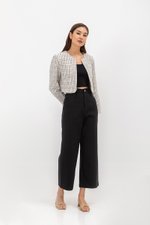 HELEN PATCH POCKET TWEED BLAZER HELEN PATCH POCKET TWEED BLAZER