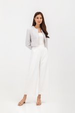 HELEN PATCH POCKET TWEED BLAZER HELEN PATCH POCKET TWEED BLAZER