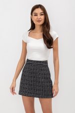 TAMIKA TWEED MINI SKIRT