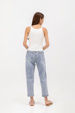 PATRICIA REVERSIBLE CUT IN KNIT TOP