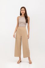 PATRICIA REVERSIBLE CUT IN KNIT TOP