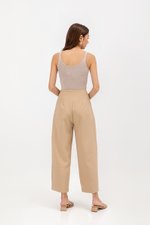 PATRICIA REVERSIBLE CUT IN KNIT TOP