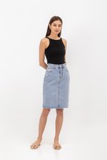 PATRICIA REVERSIBLE CUT IN KNIT TOP