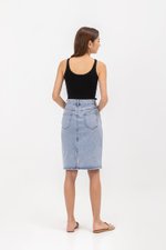 PATRICIA REVERSIBLE CUT IN KNIT TOP