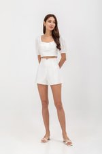 STACY SWEETHEART NECKLINE BUSTIER CROP TOP