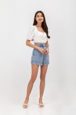 STACY SWEETHEART NECKLINE BUSTIER CROP TOP