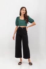 STACY SWEETHEART NECKLINE BUSTIER CROP TOP