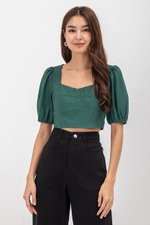 STACY SWEETHEART NECKLINE BUSTIER CROP TOP