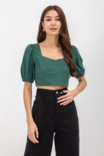 STACY SWEETHEART NECKLINE BUSTIER CROP TOP