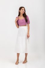 STACY SWEETHEART NECKLINE BUSTIER CROP TOP