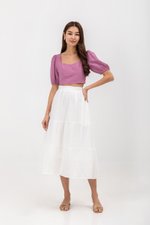 STACY SWEETHEART NECKLINE BUSTIER CROP TOP