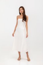 DEVON BIAS CUT MULTIWAY LINEN MAXI DRESS DEVON BIAS CUT MULTIWAY LINEN MAXI DRESS