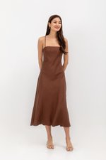DEVON BIAS CUT MULTIWAY LINEN MAXI DRESS DEVON BIAS CUT MULTIWAY LINEN MAXI DRESS