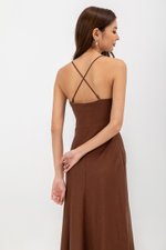 DEVON BIAS CUT MULTIWAY LINEN MAXI DRESS DEVON BIAS CUT MULTIWAY LINEN MAXI DRESS