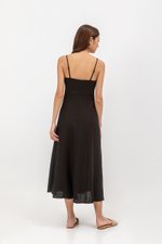 DEVON BIAS CUT MULTIWAY LINEN MAXI DRESS DEVON BIAS CUT MULTIWAY LINEN MAXI DRESS