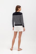*BACKORDER 2* ELMINA STRIPED SWEATER