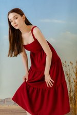 JENISA TIERED MAXI DRESS