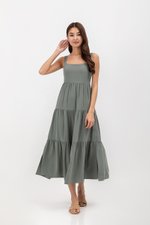 JENISA TIERED MAXI DRESS