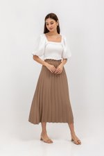 AIRI PLEATED MAXI SKIRT