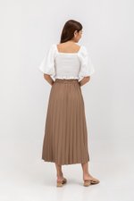 AIRI PLEATED MAXI SKIRT