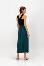 AIRI PLEATED MAXI SKIRT