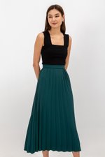 AIRI PLEATED MAXI SKIRT