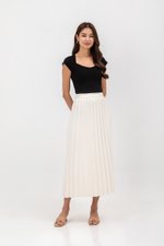 AIRI PLEATED MAXI SKIRT