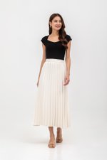 AIRI PLEATED MAXI SKIRT