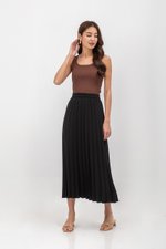 AIRI PLEATED MAXI SKIRT