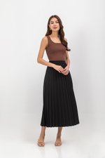 AIRI PLEATED MAXI SKIRT