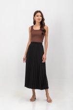 AIRI PLEATED MAXI SKIRT