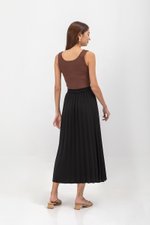 AIRI PLEATED MAXI SKIRT