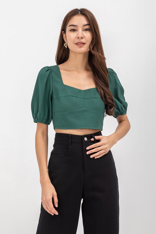 STACY SWEETHEART NECKLINE BUSTIER CROP TOP STACY SWEETHEART NECKLINE BUSTIER CROP TOP