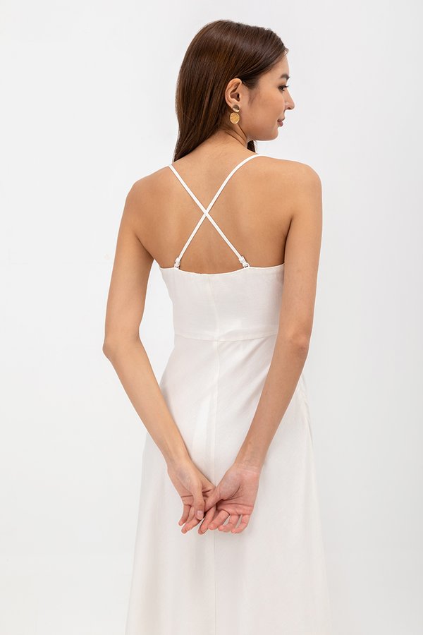 *BACKORDER* DEVON BIAS CUT MULTIWAY LINEN MAXI DRESS