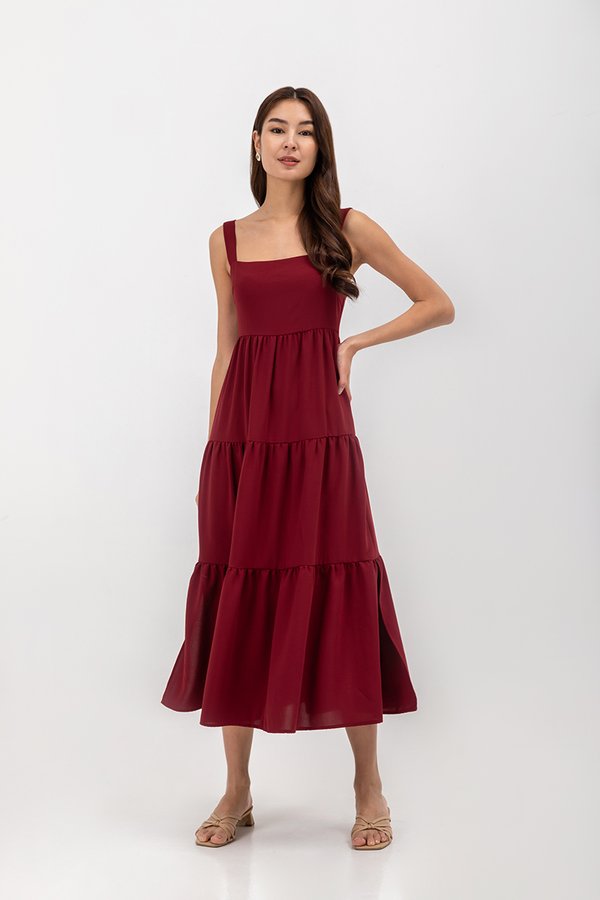 JENISA TIERED MAXI DRESS