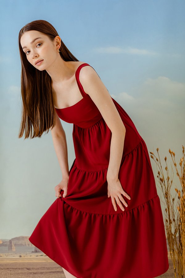 JENISA TIERED MAXI DRESS