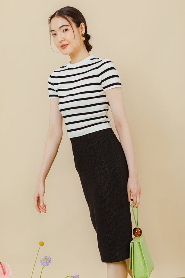 MACHARA NAUTICAL STRIPES KNIT TOP
