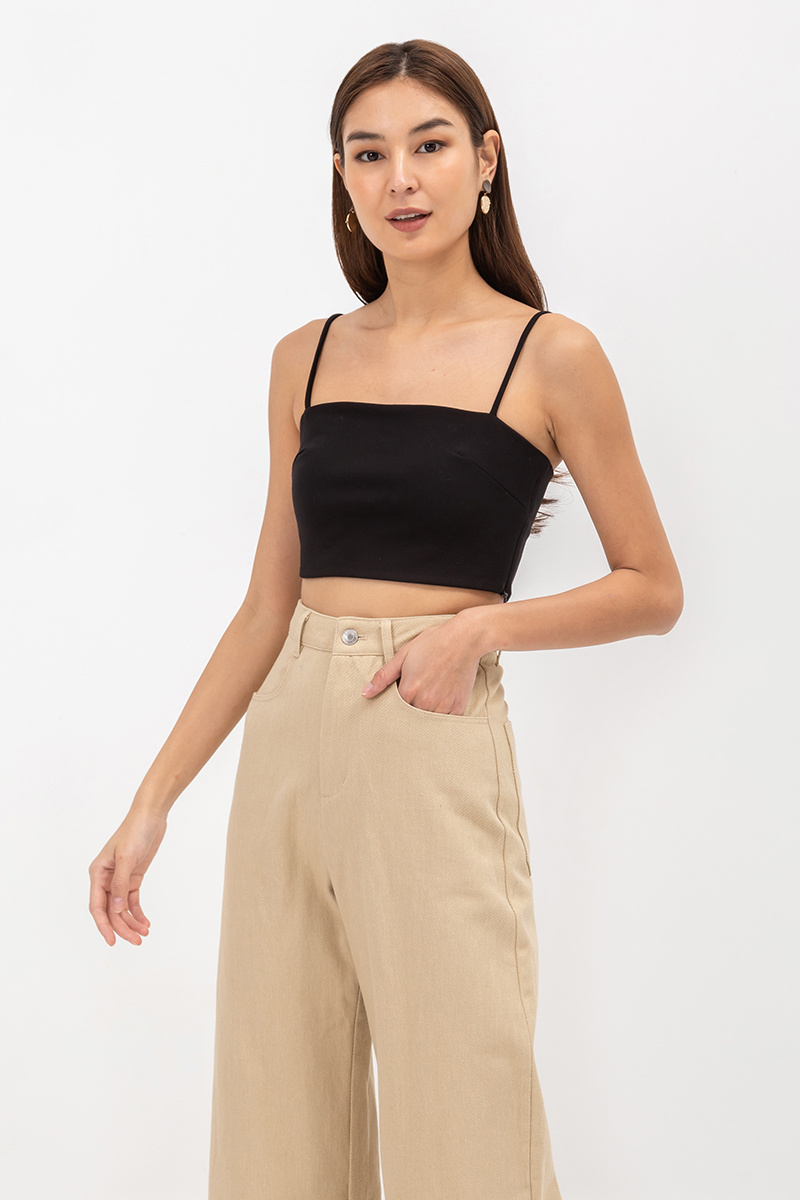 MICHELLE CROPPED CAMISOLE TOP
