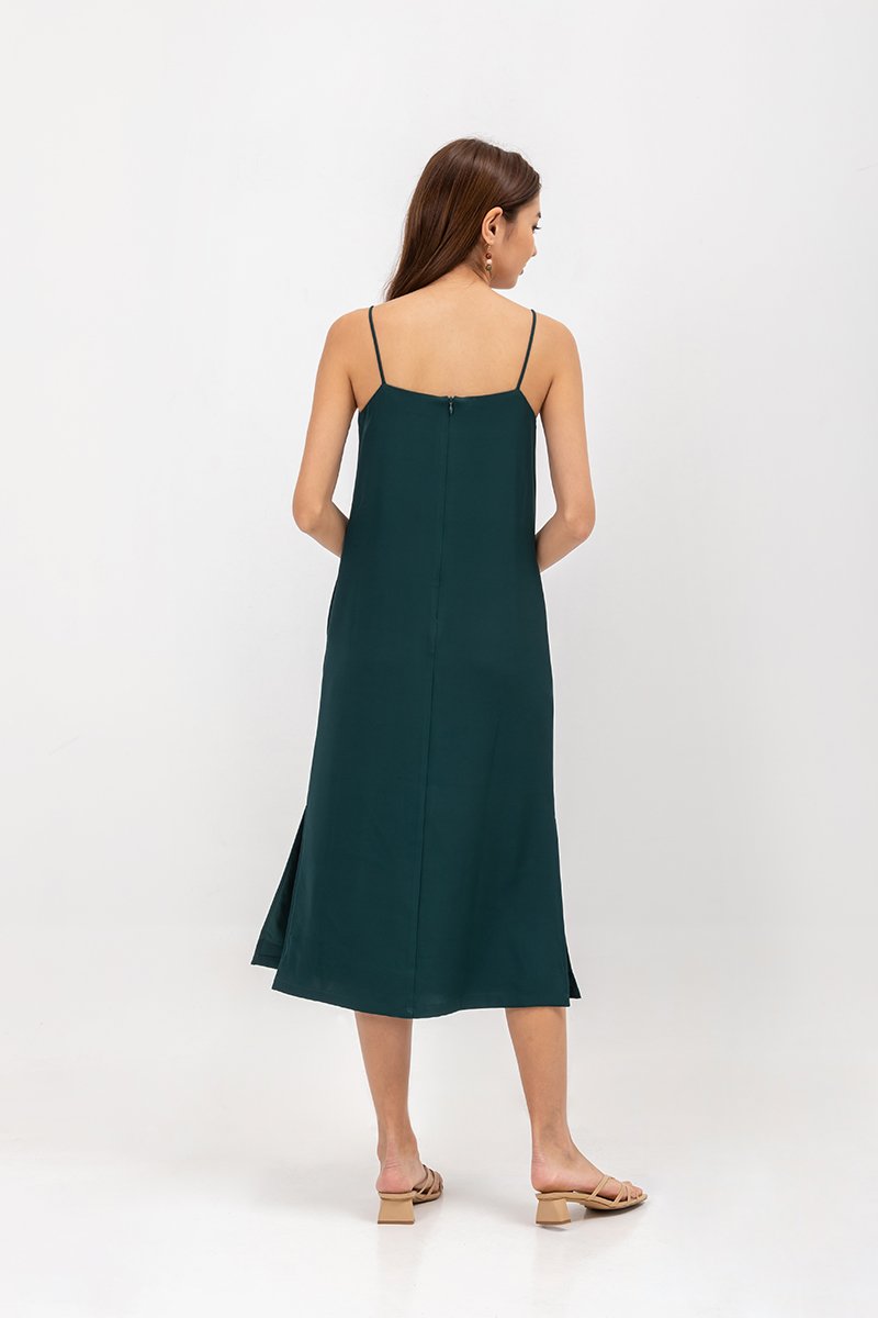 JOYCE CAMISOLE COLUMN MIDI DRESS