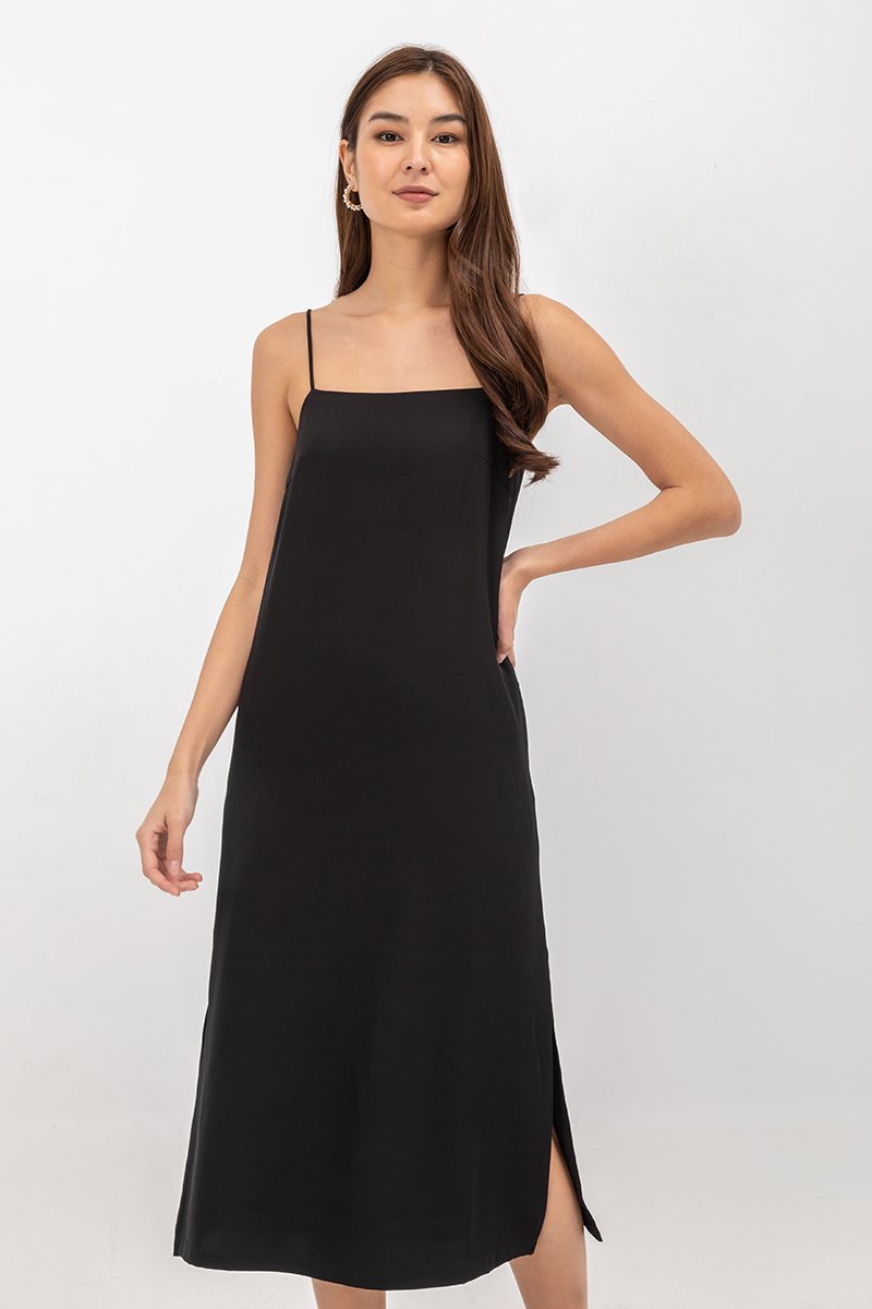 JOYCE CAMISOLE COLUMN MIDI DRESS