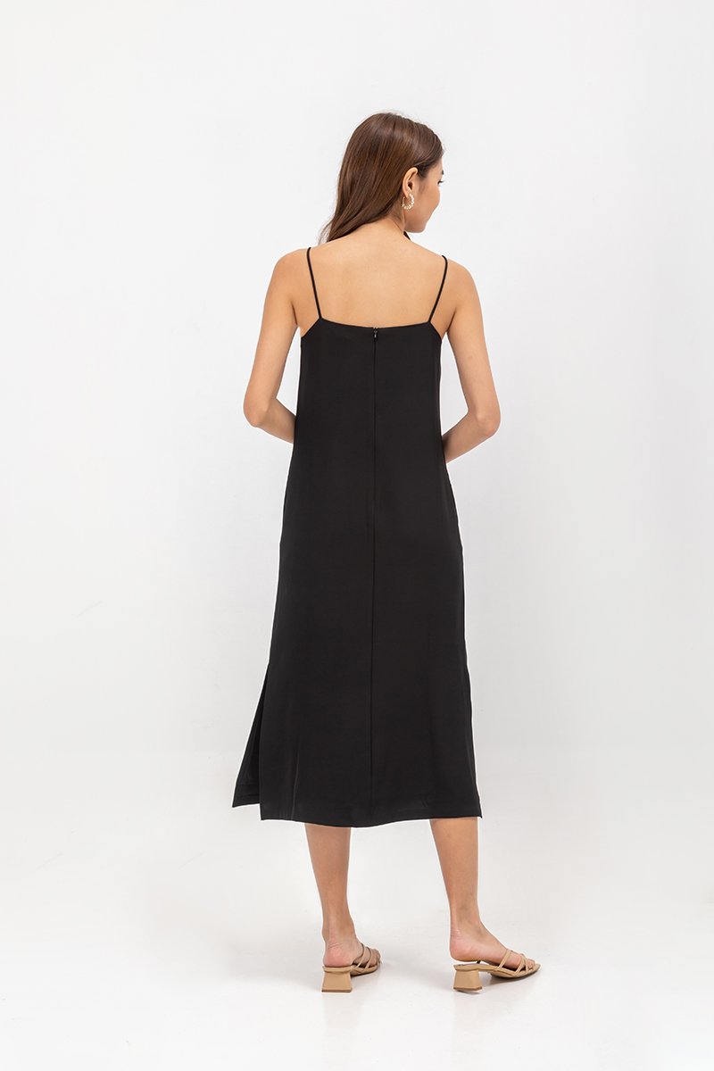 JOYCE CAMISOLE COLUMN MIDI DRESS